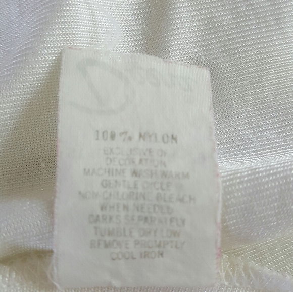 Vintage Deera cream half slip women cream nylon lace size M - Picture 4 of 5